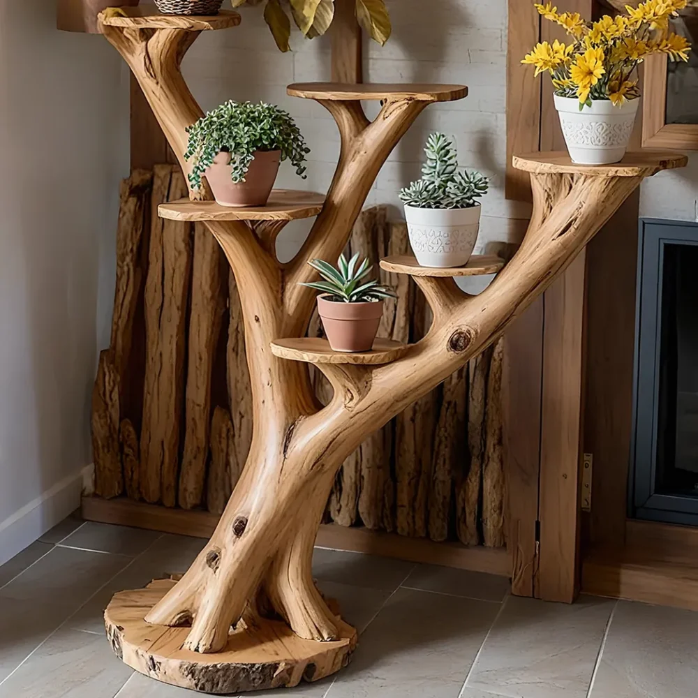 Tree-shaped racks, landscape racks, household storage racks. - Image 3