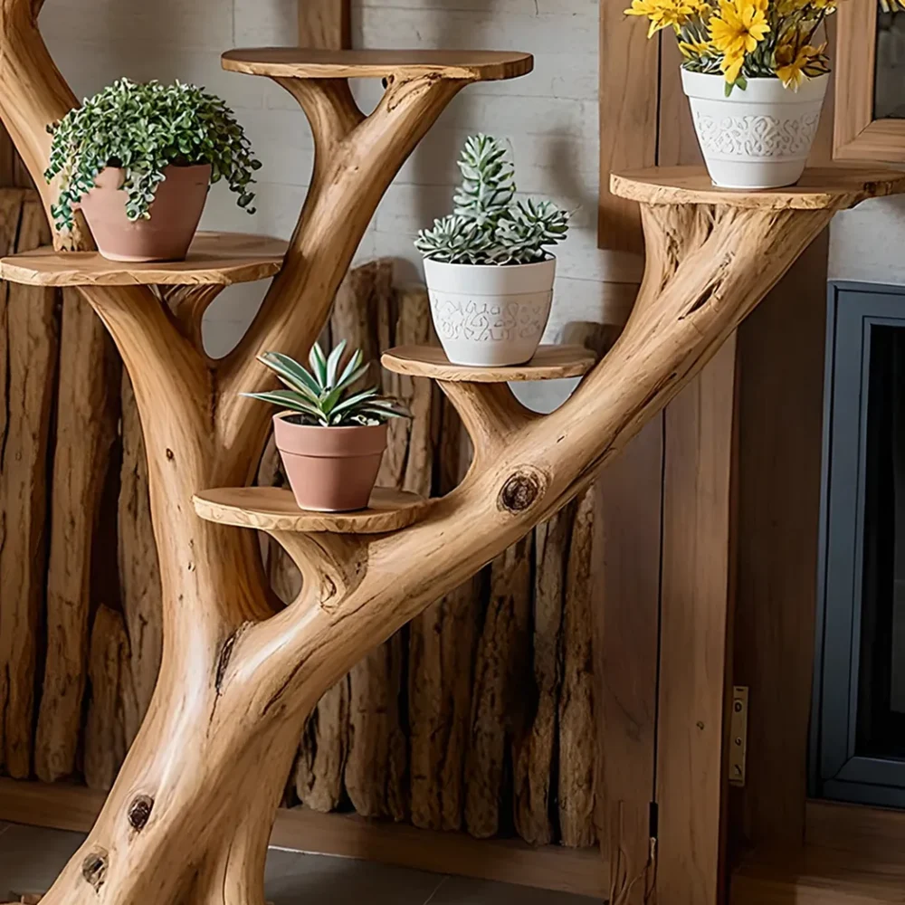 Tree-shaped racks, landscape racks, household storage racks. - Image 5
