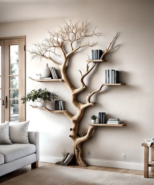 Wall corner shelves, decorative bookshelves