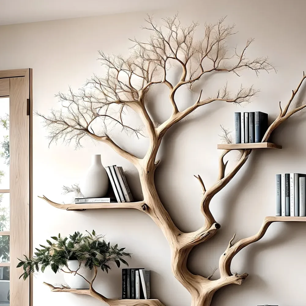 Wall corner shelves, decorative bookshelves - Image 2