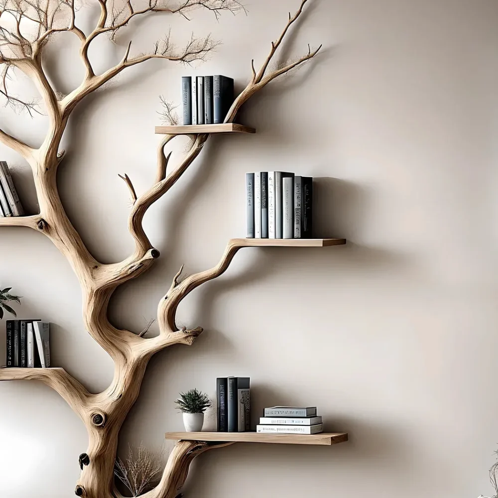 Wall corner shelves, decorative bookshelves - Image 4