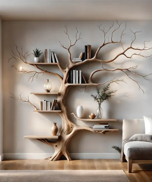 Souvenir decoration shelves, tree-shaped book shelves, home decoration book shelves.