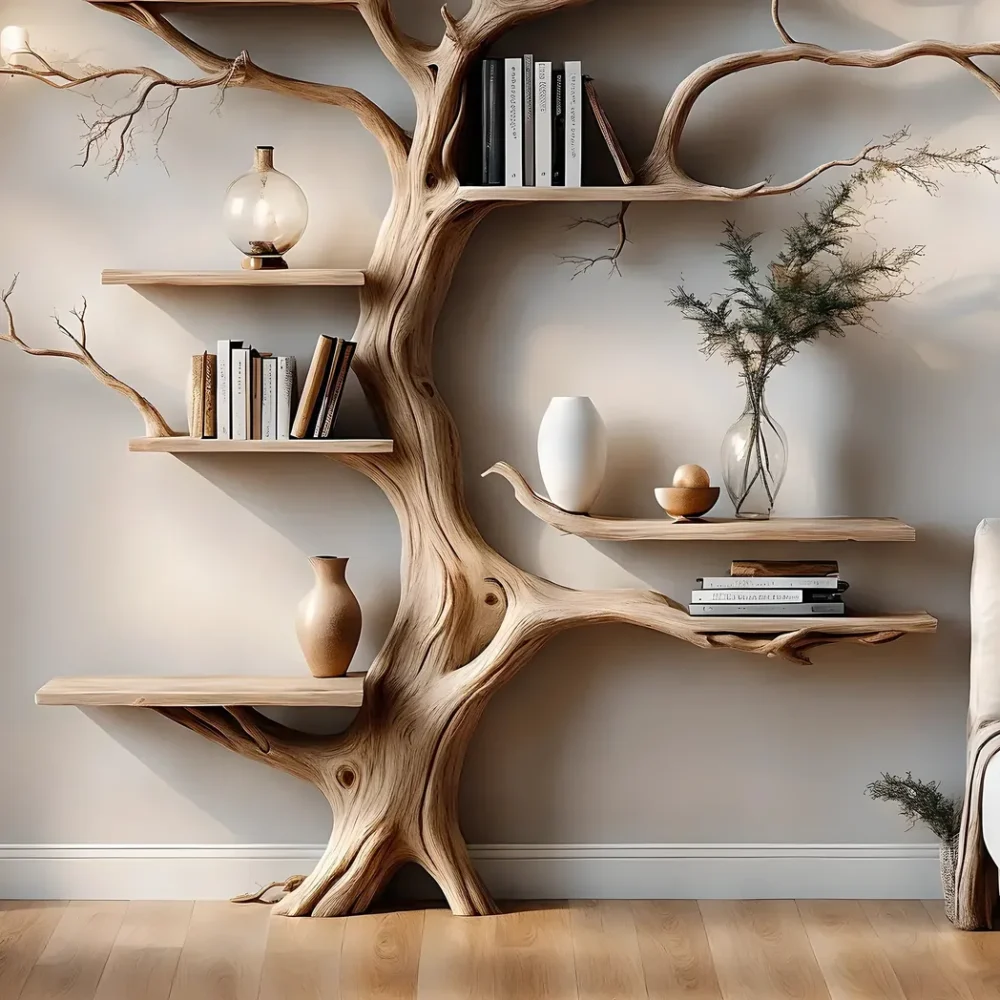 Souvenir decoration shelves, tree-shaped book shelves, home decoration book shelves. - Image 2