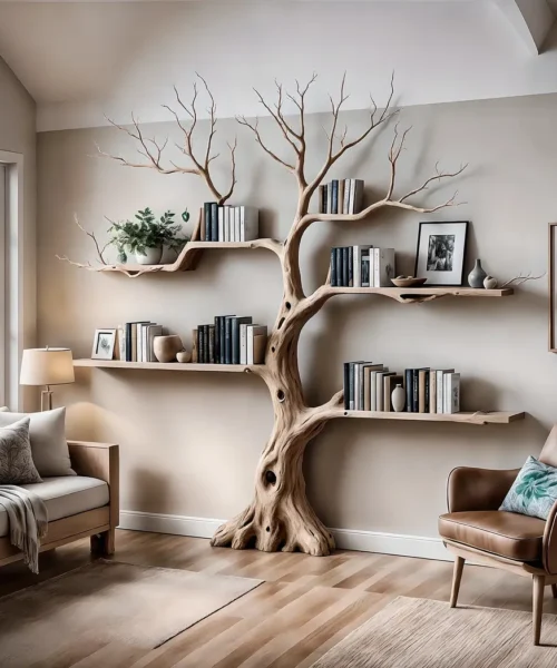 solid wood bookshelf, farm bookshelf, library bookshelf