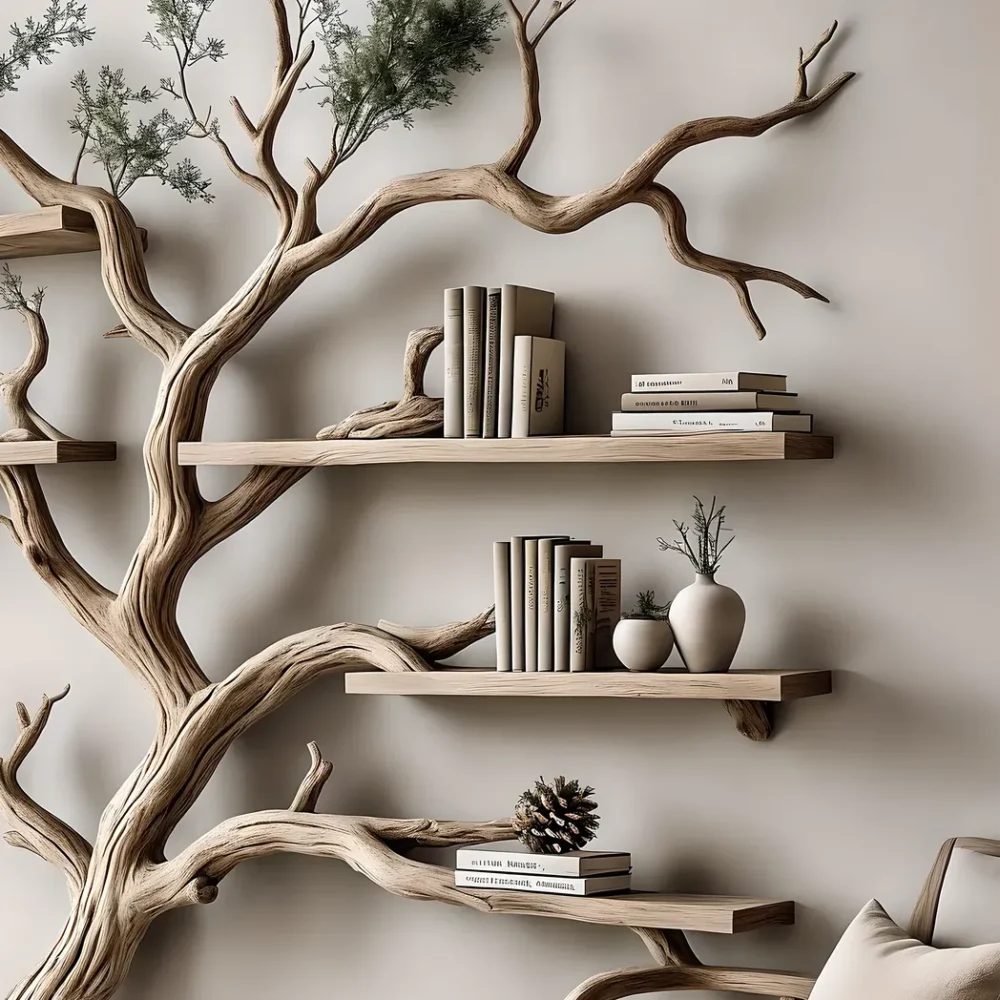 Handmade Pine Wood Bookshelf Stylish Nursery & Baby Room Decor, Durable Bookcase - Image 5