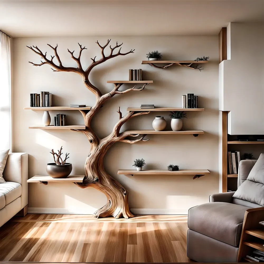 Perennial wooden bookshelf, solid wood bookshelf, office decoration bookshelf, home decoration