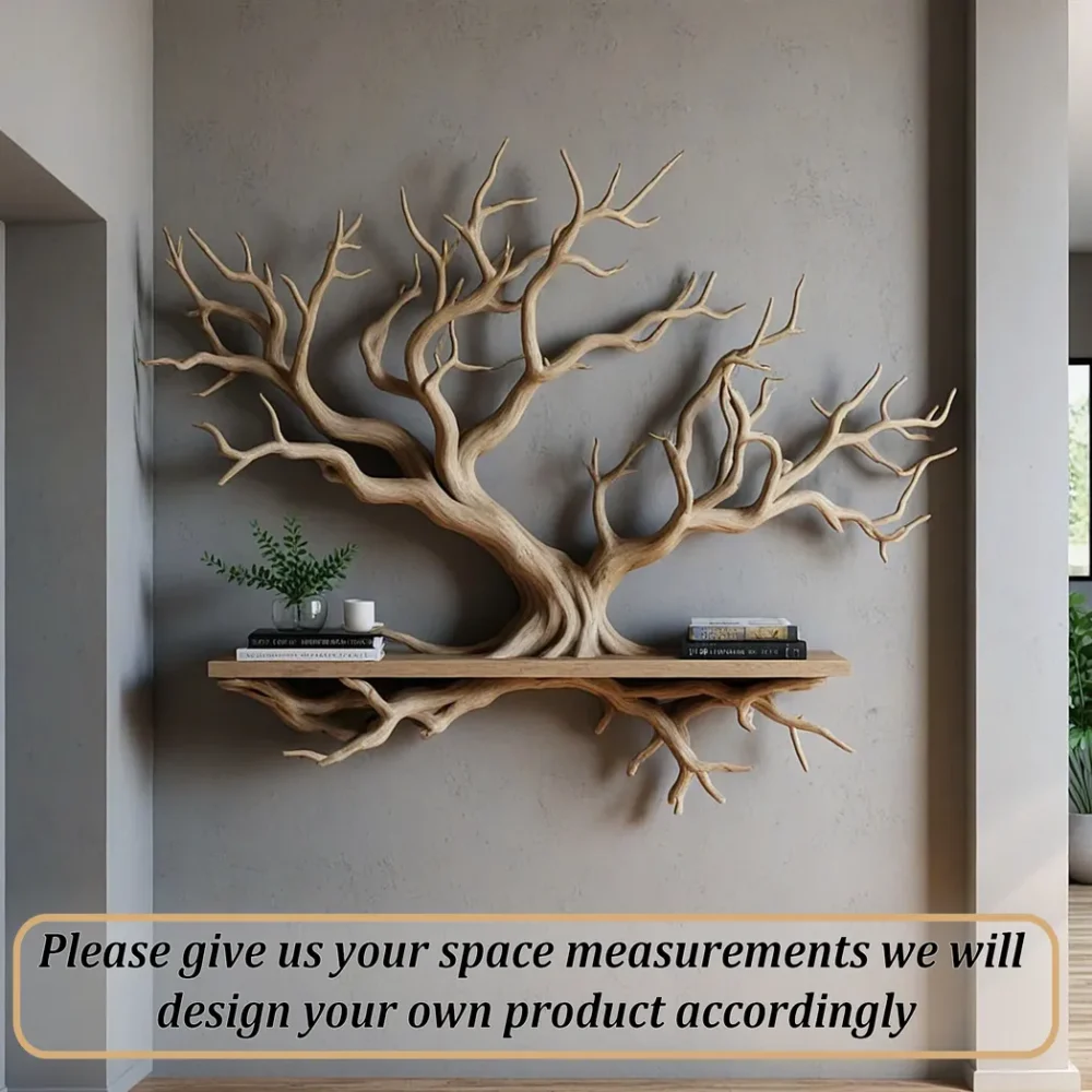 Driftwood-shaped bookshelf - Image 3