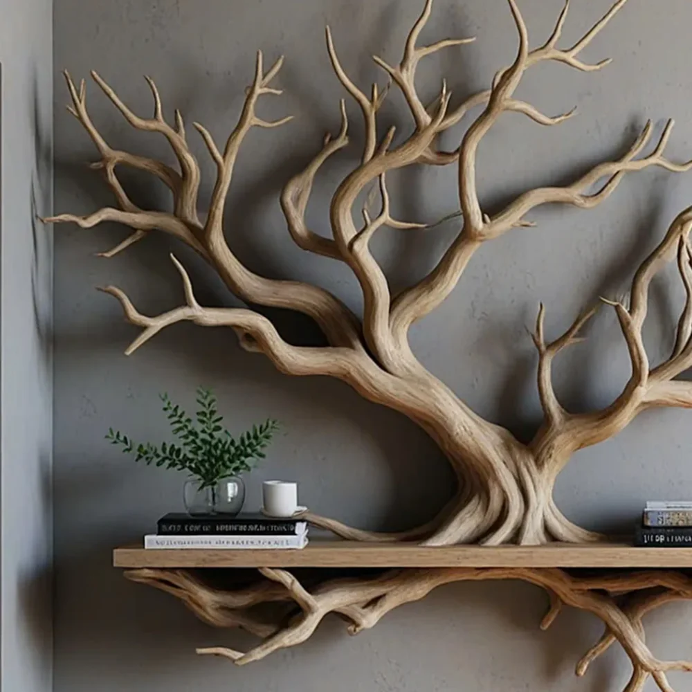 Driftwood-shaped bookshelf - Image 4