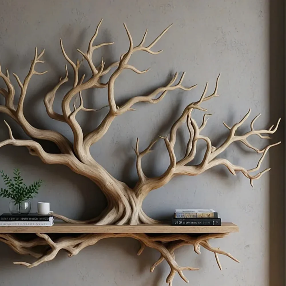 Driftwood-shaped bookshelf - Image 5