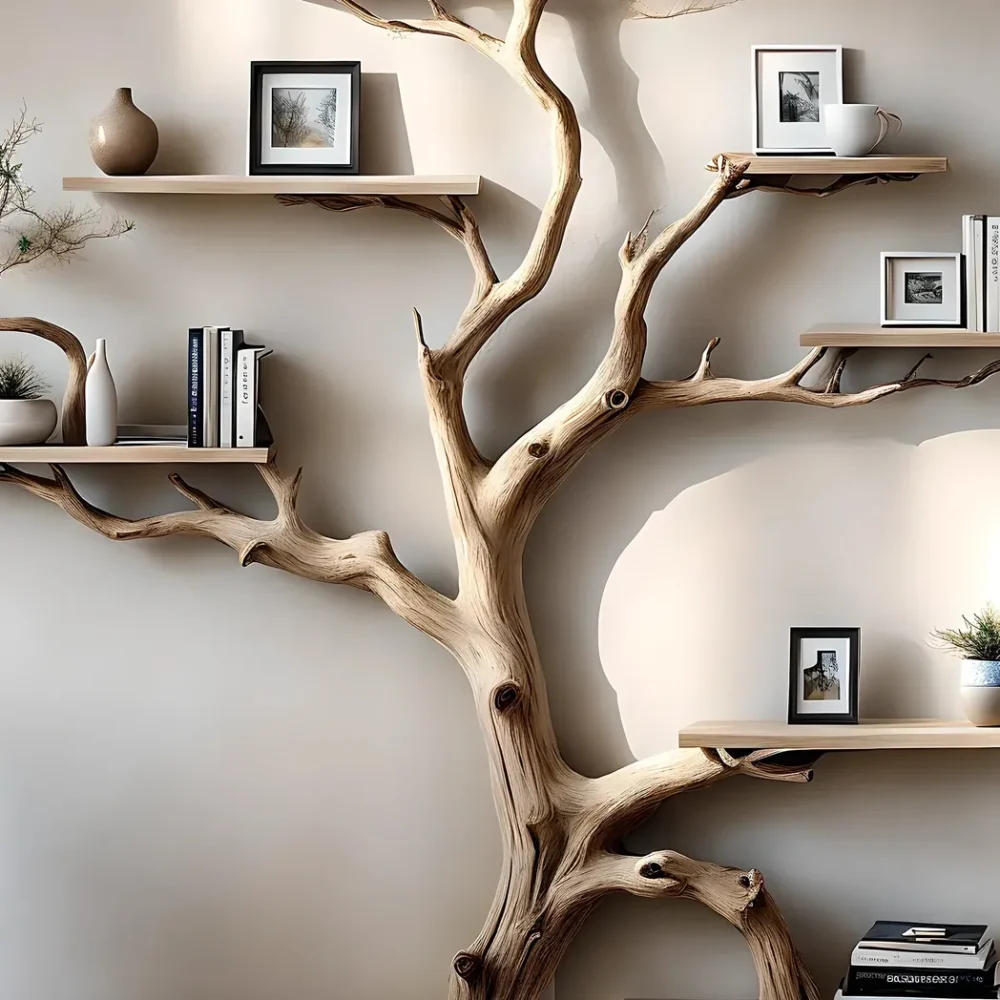 Handmade bookcases, creative bookcases, tree-shaped bookcases - Image 4