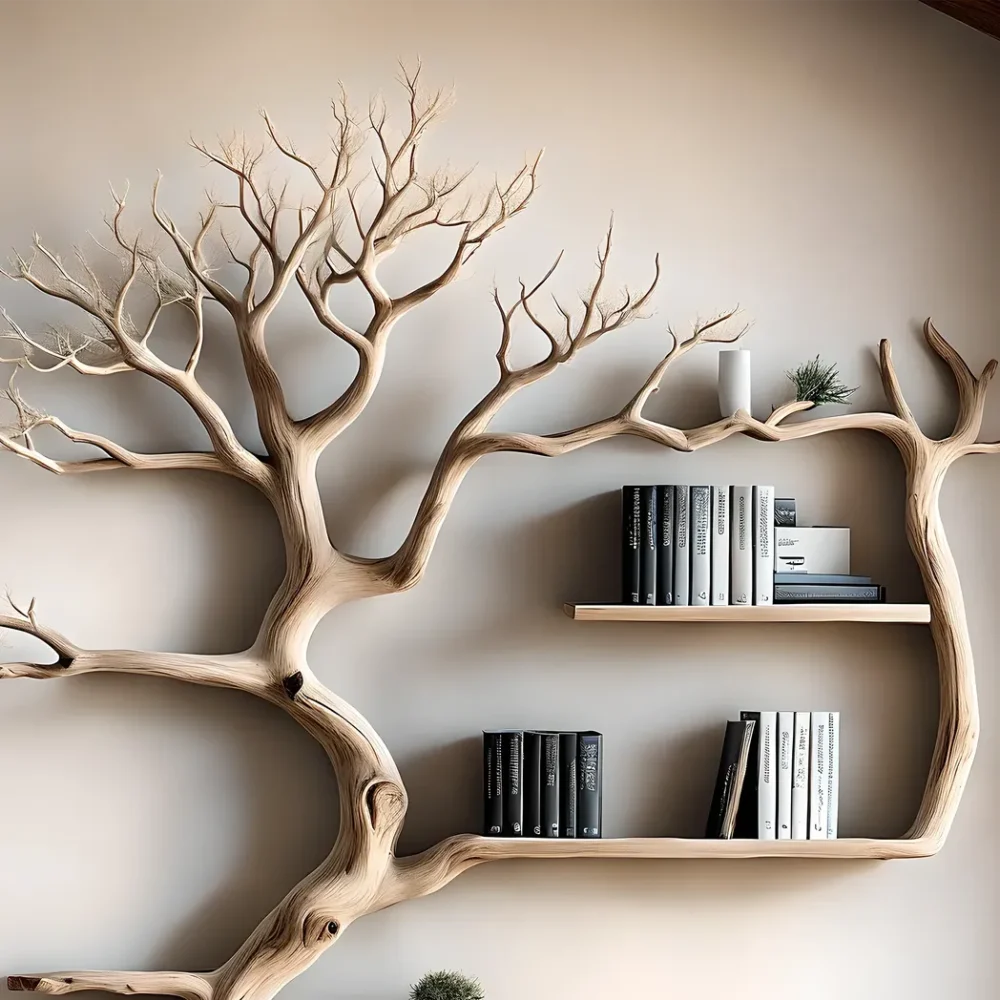 Driftwood-shaped bookshelf, tree-shaped bookshelf - Image 2