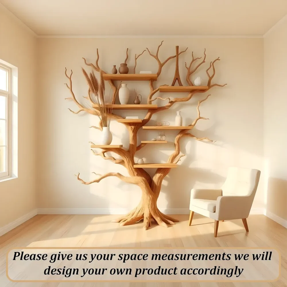 Multi-purpose tree-shaped shelf, library product display shelf - Image 2