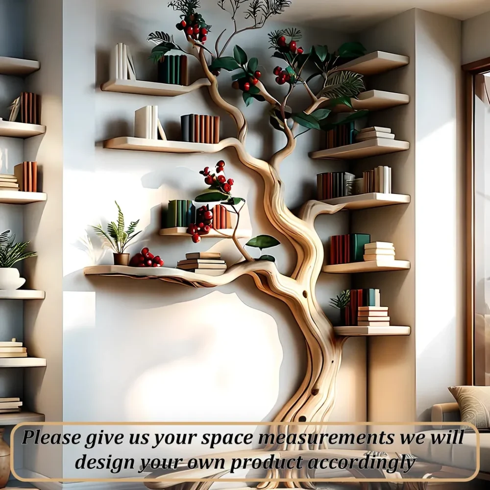 Living room decorative bookshelf, library bookshelf - Image 5