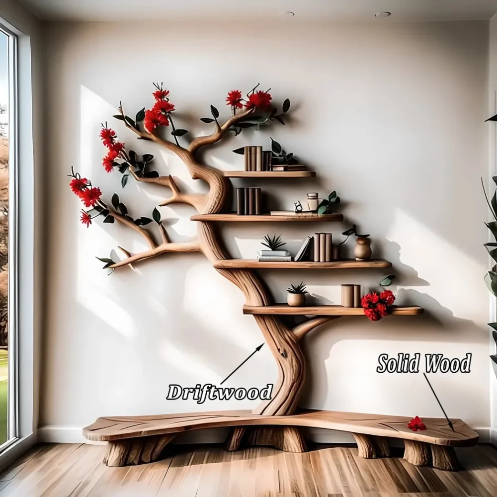 Living room decorative bookshelf design combines classic and modern - Image 4
