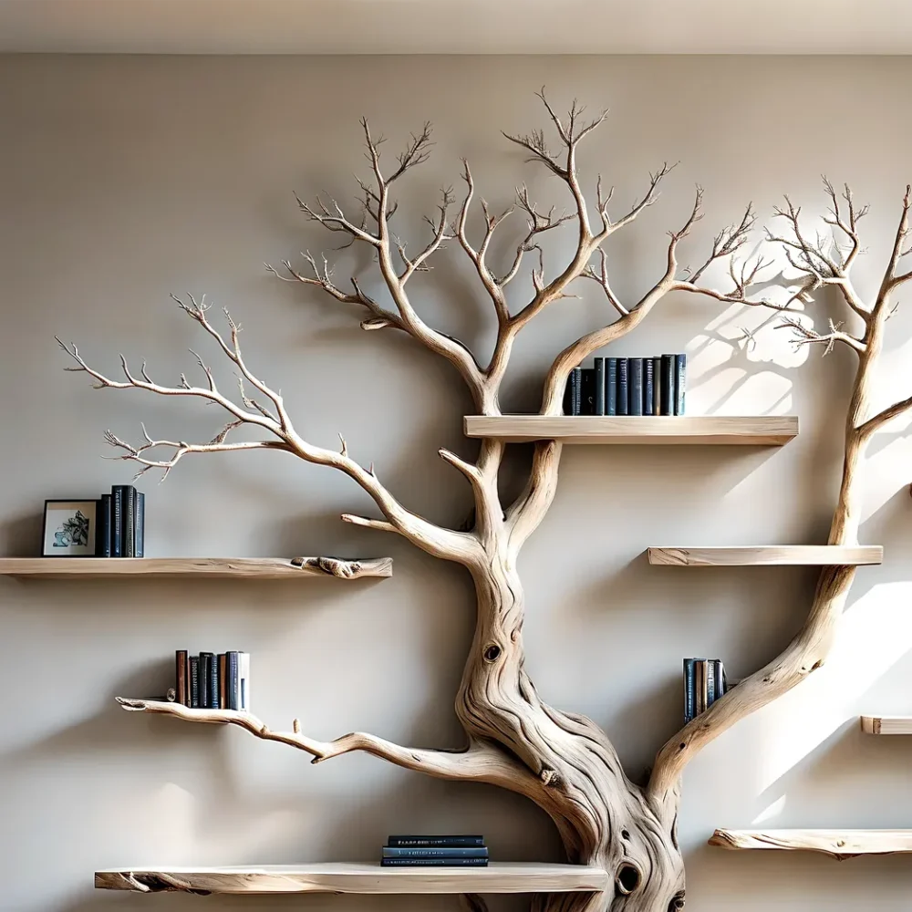Bookshelf shaped like old trees, perennial trees, bookshelf for home decoration - Image 2