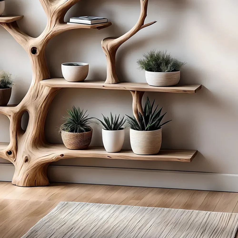 bookshelf, decorative shelf, tree shaped bookshelf, children's room shelf - Image 4