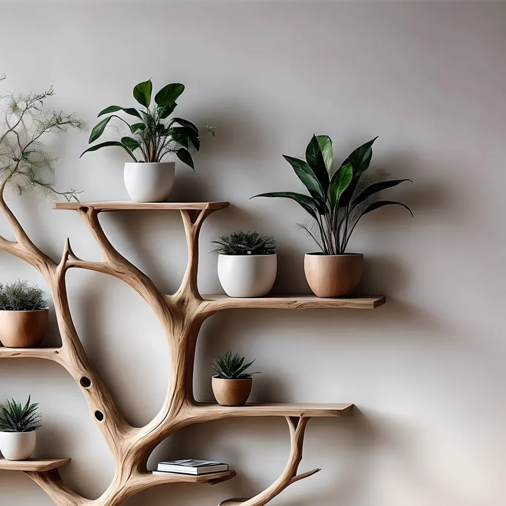 bookshelf, decorative shelf, tree shaped bookshelf, children's room shelf - Image 5