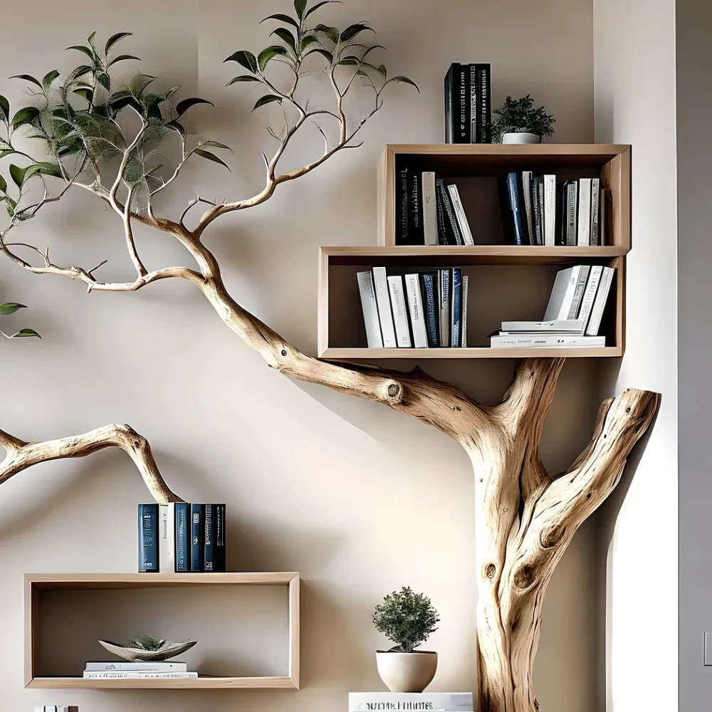 Corner bookshelf for home decoration - Image 2