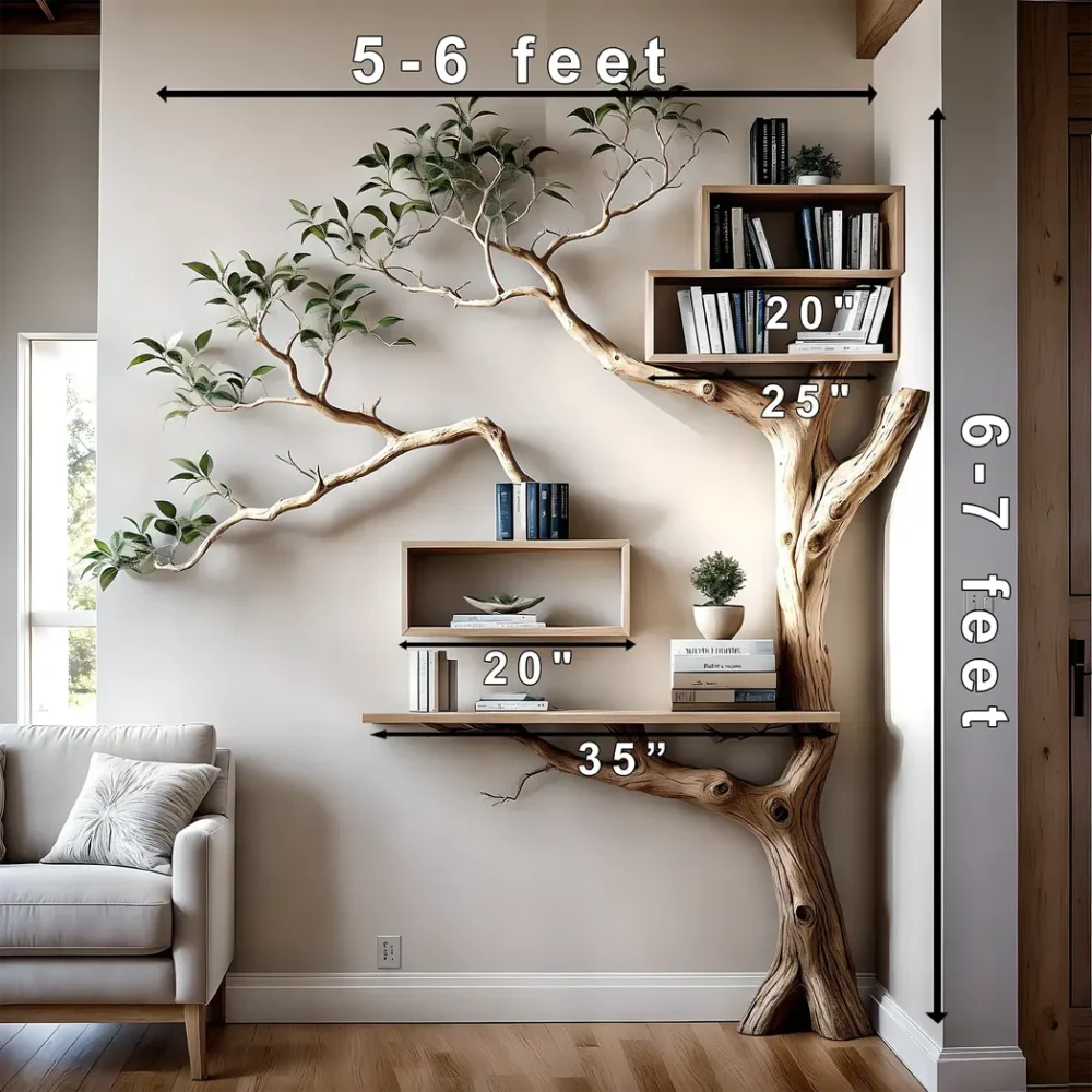 Corner bookshelf for home decoration - Image 4