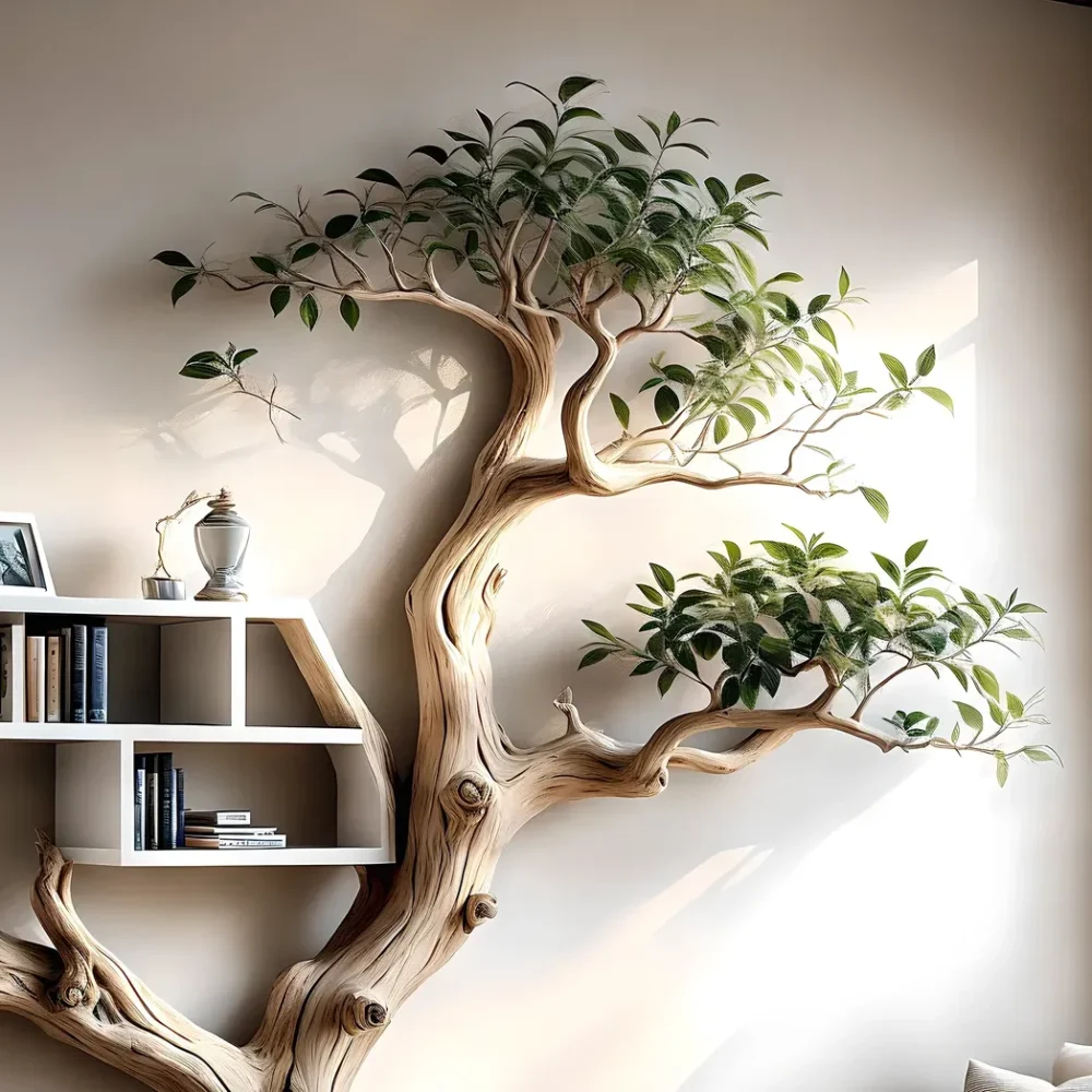 Bookcases for home decoration, tree-shaped bookcases for wall decoration - Image 2