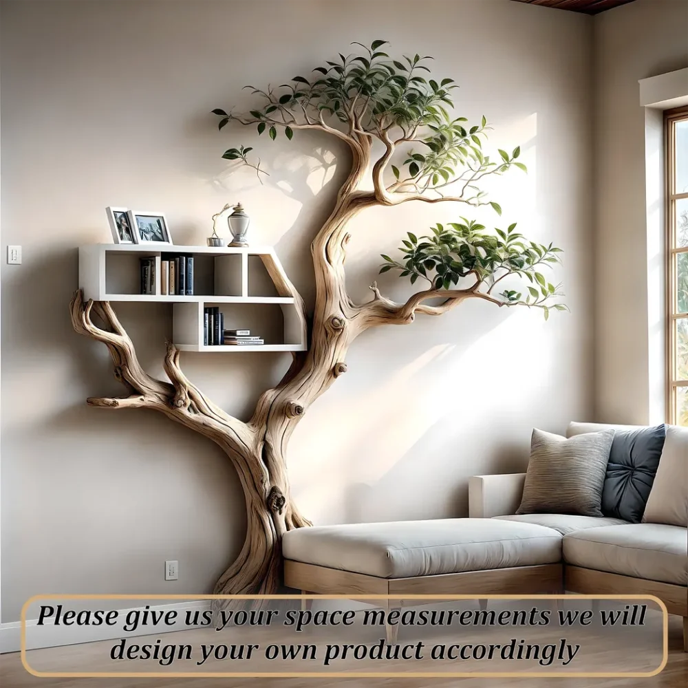 Bookcases for home decoration, tree-shaped bookcases for wall decoration - Image 3