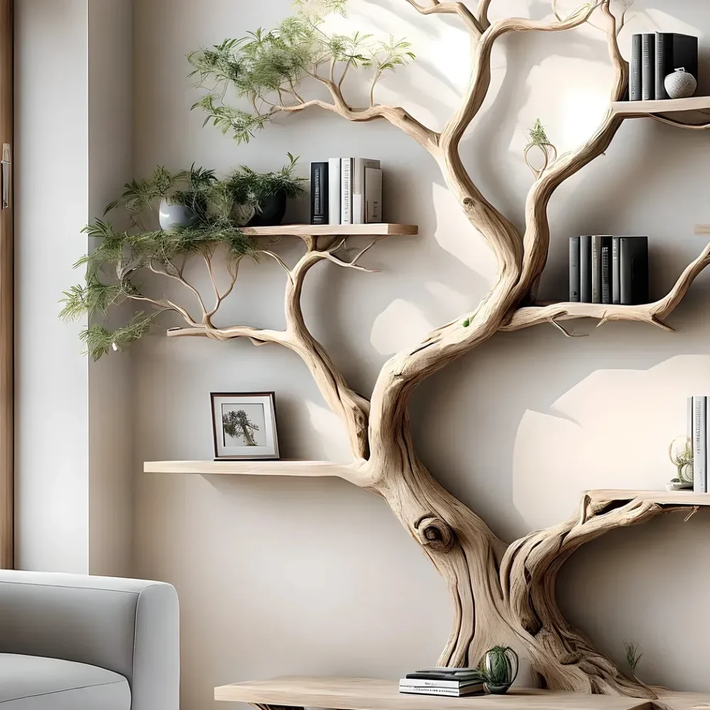 Custom tree bookshelf, office bookshelf - Image 5