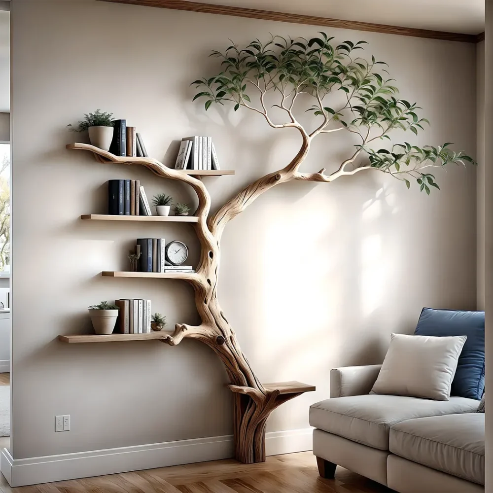 Children's Wall-Mounted Bookcases Decorative and Space-Saving Book Storage
