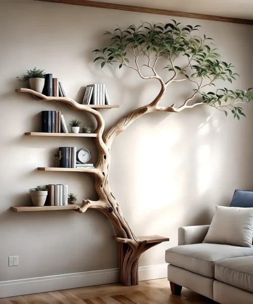 Children's Wall-Mounted Bookcases Decorative and Space-Saving Book Storage