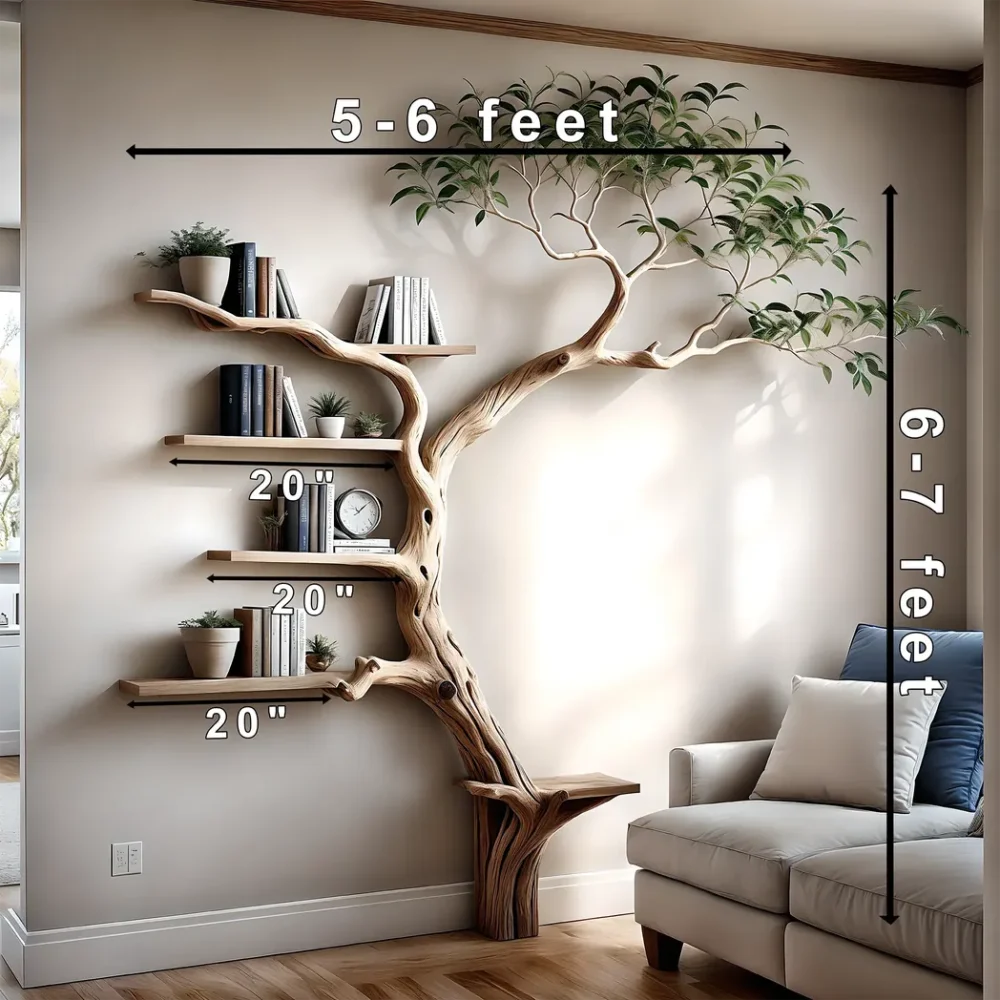 Children's Wall-Mounted Bookcases Decorative and Space-Saving Book Storage - Image 2