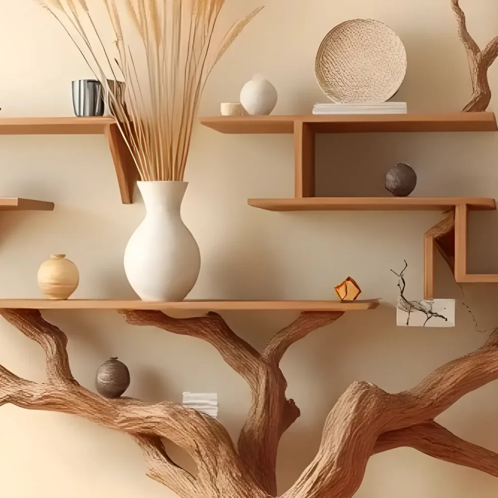 Driftwood bookshelf, tree shaped bookshelf, children's bookshelf. - Image 5