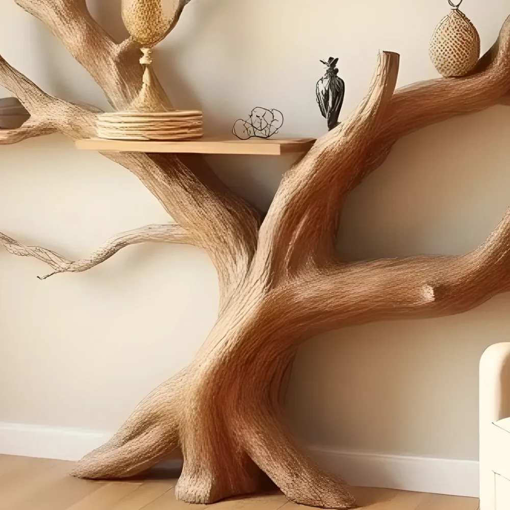 Children's bookshelf, farm bookshelf, monolithic tree-shaped bookshelf. - Image 4