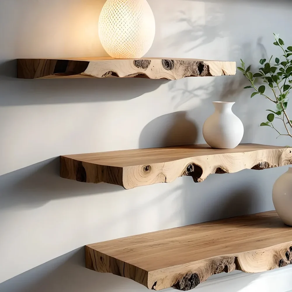 Bathroom shelves, living room decorative shelves, floating shelves - Image 5