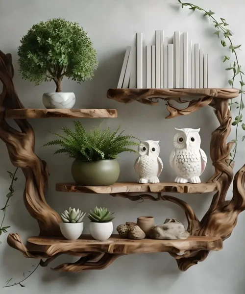 Decorative shelves, souvenir display shelves