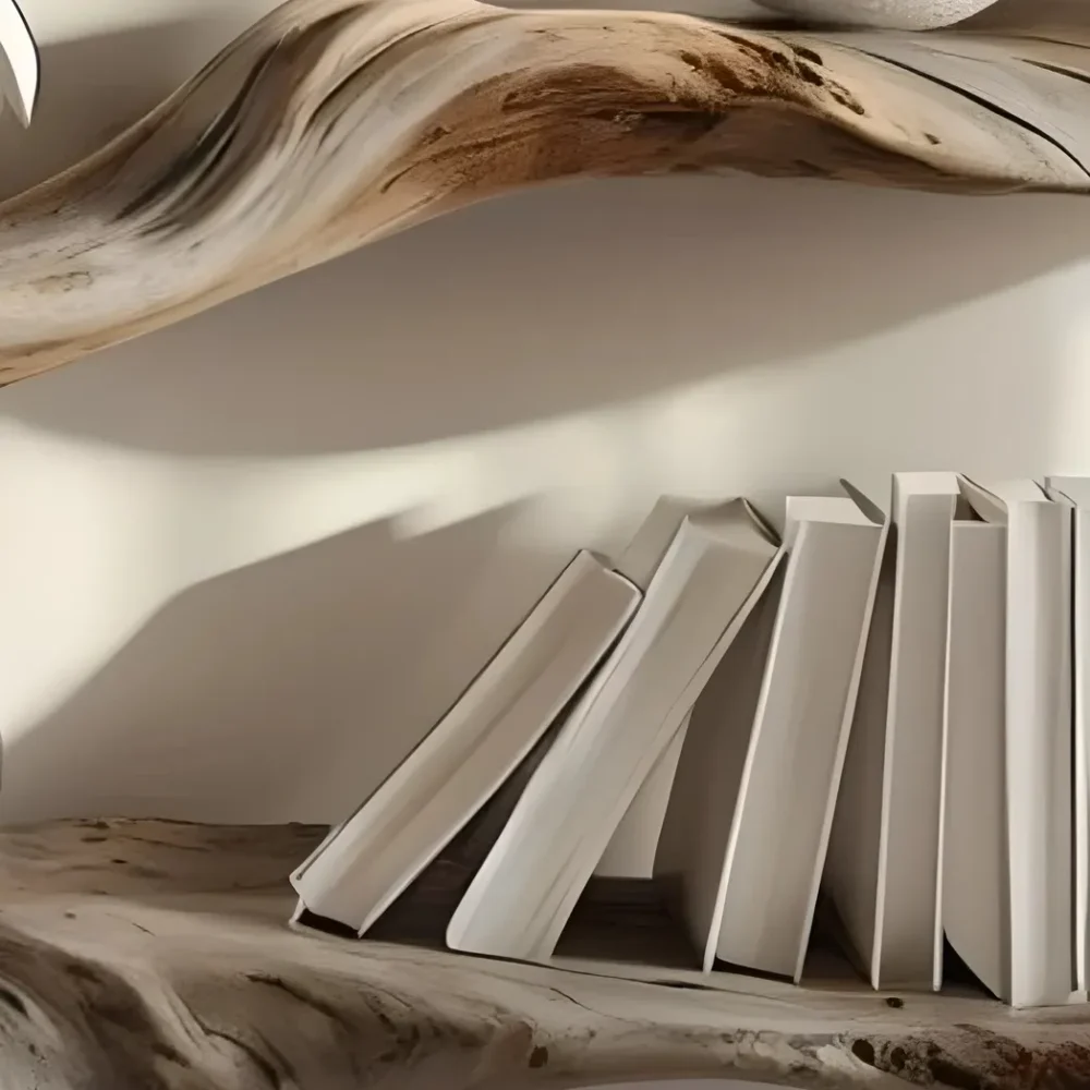 floating shelves rustic wooden shelves - Image 4