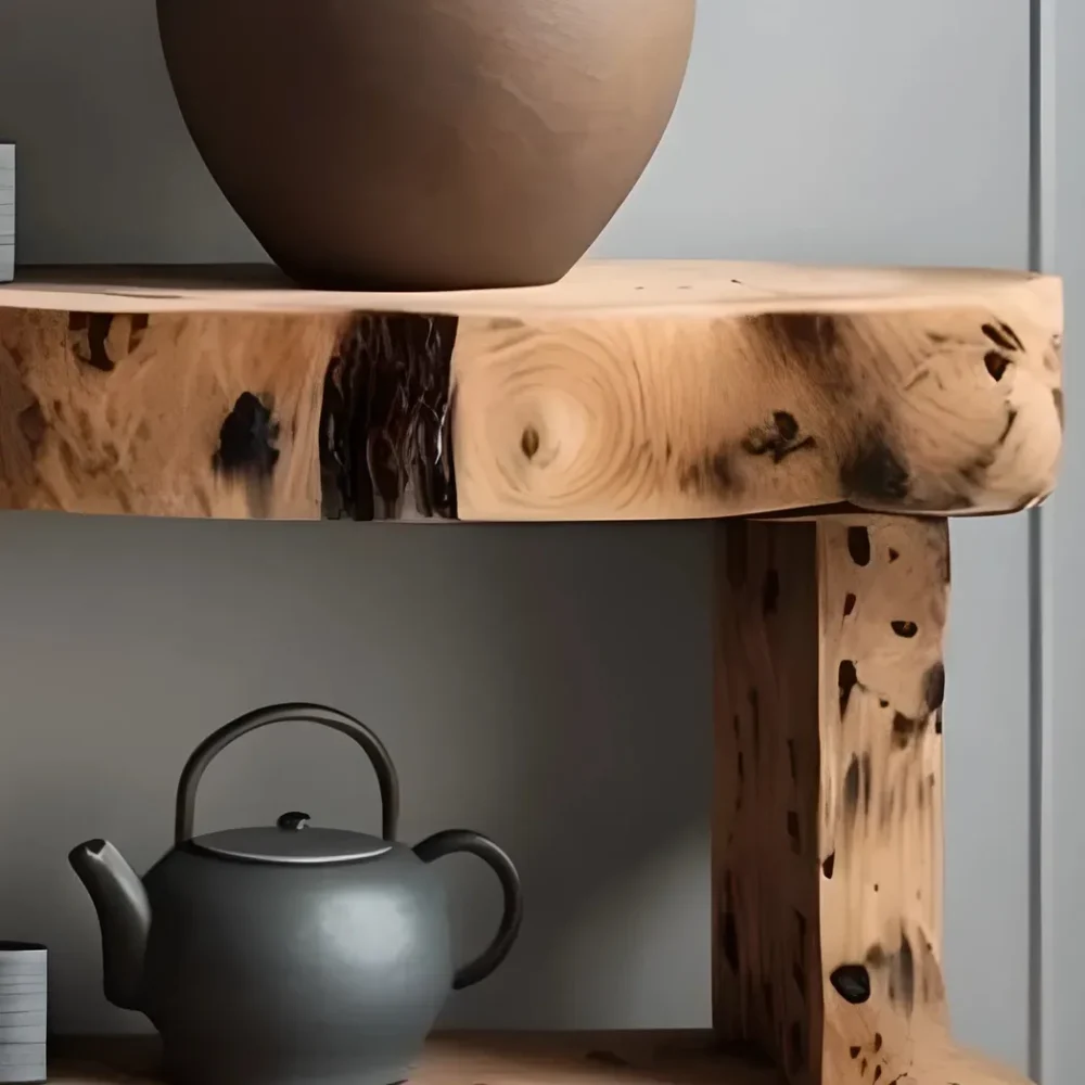 Handmade wooden shelves, solid wooden shelves, home decoration shelves - Image 3
