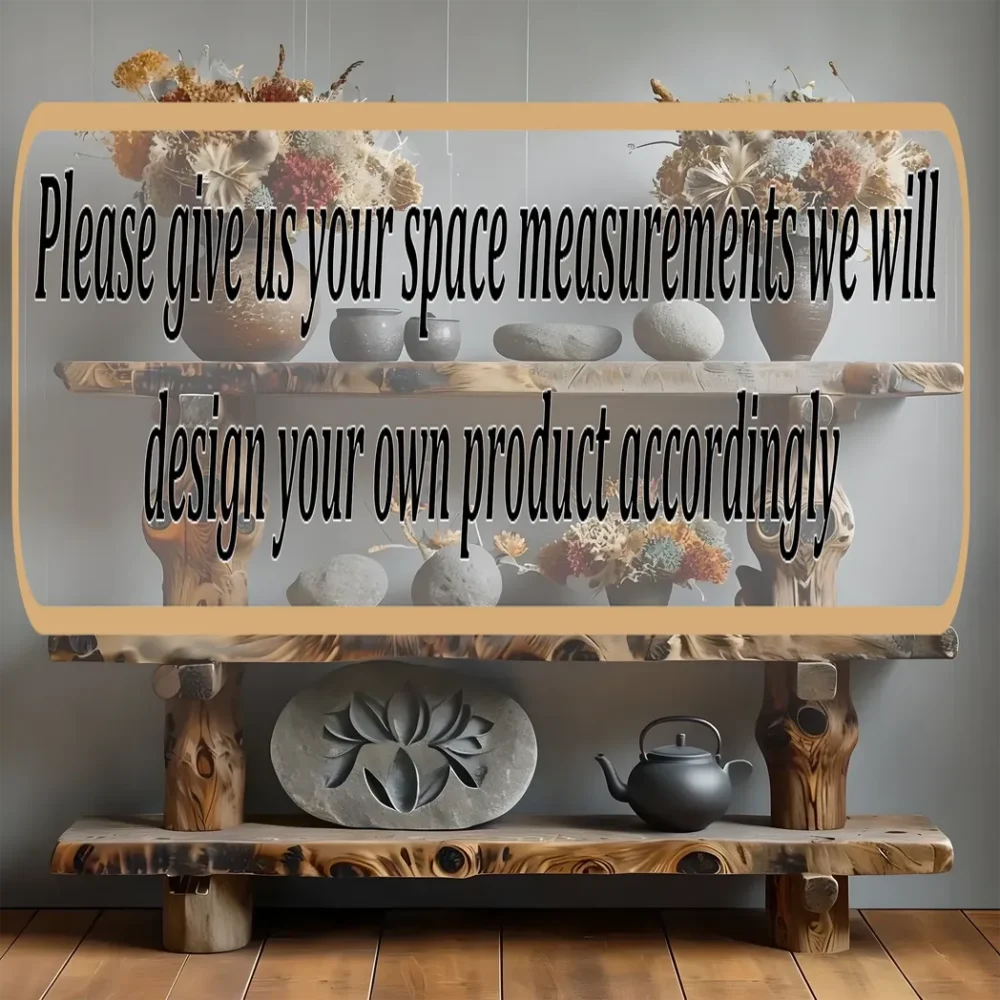 Solid wood shelf Mid century bookcase Free standing rustic bookstand Reclaimed shelving Antique furniture decoration - Image 4