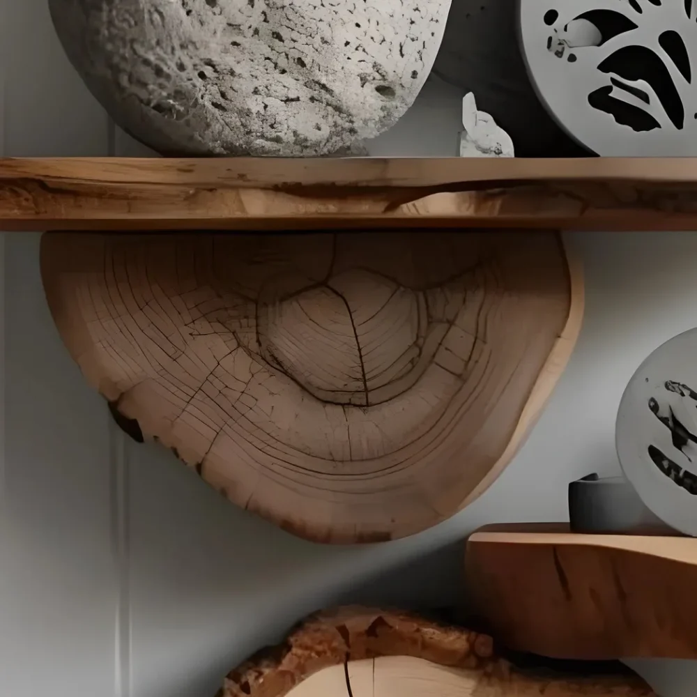 Solid wood wall shelf - Image 3