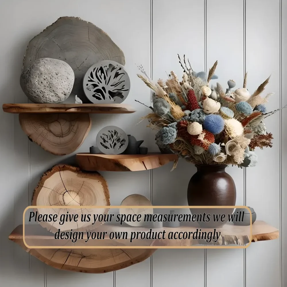 Solid wood wall shelf - Image 4