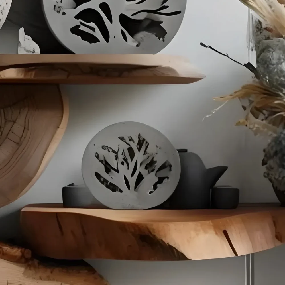 Solid wood wall shelf - Image 5