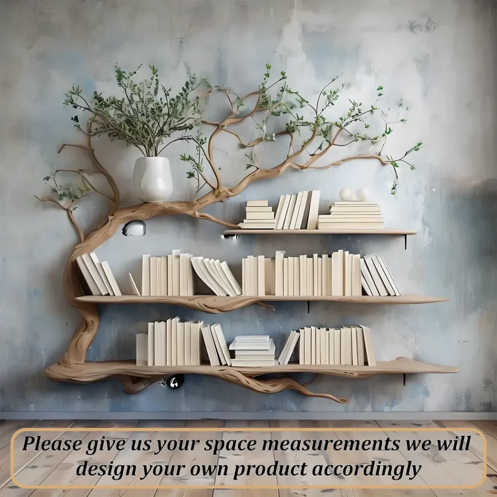 Wall mounted bookshelf for home decoration - Image 3