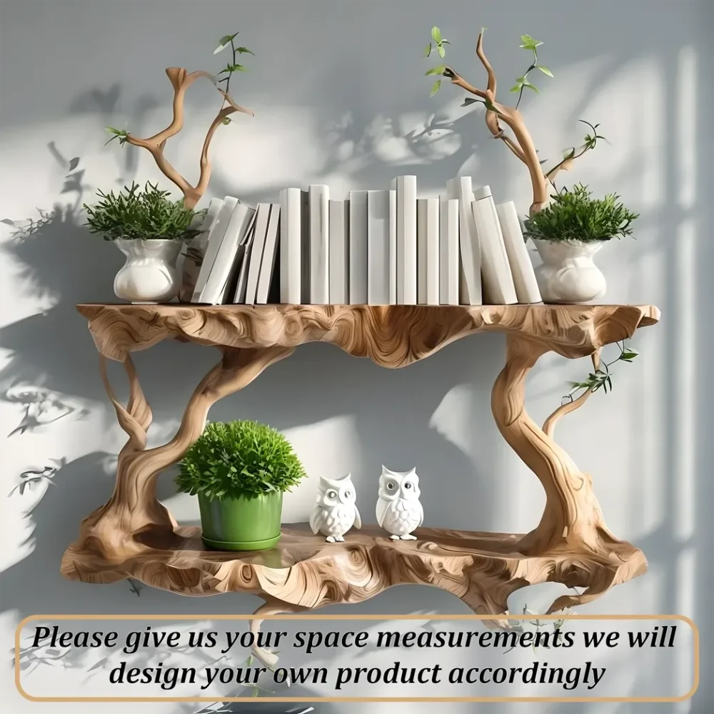 Wall-mounted floating bookshelf, home decoration - Image 4