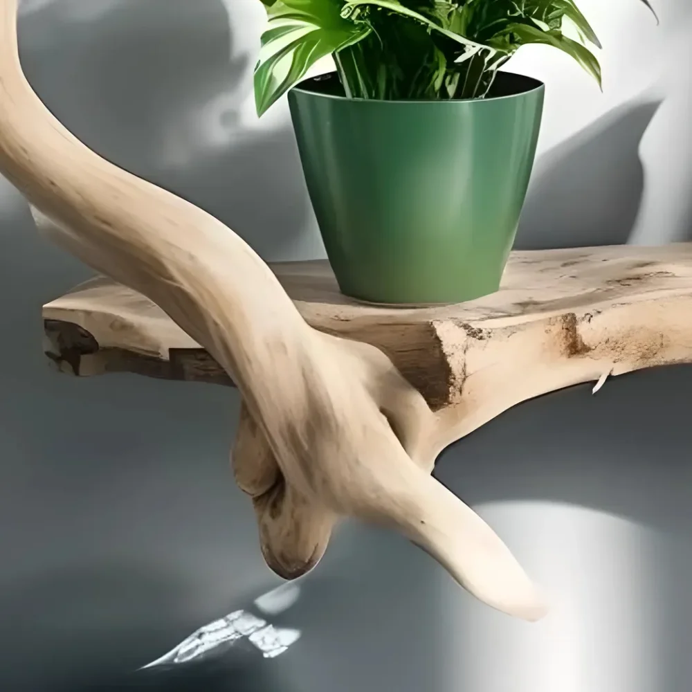 Wall-mounted tree branch bookshelf - Image 5