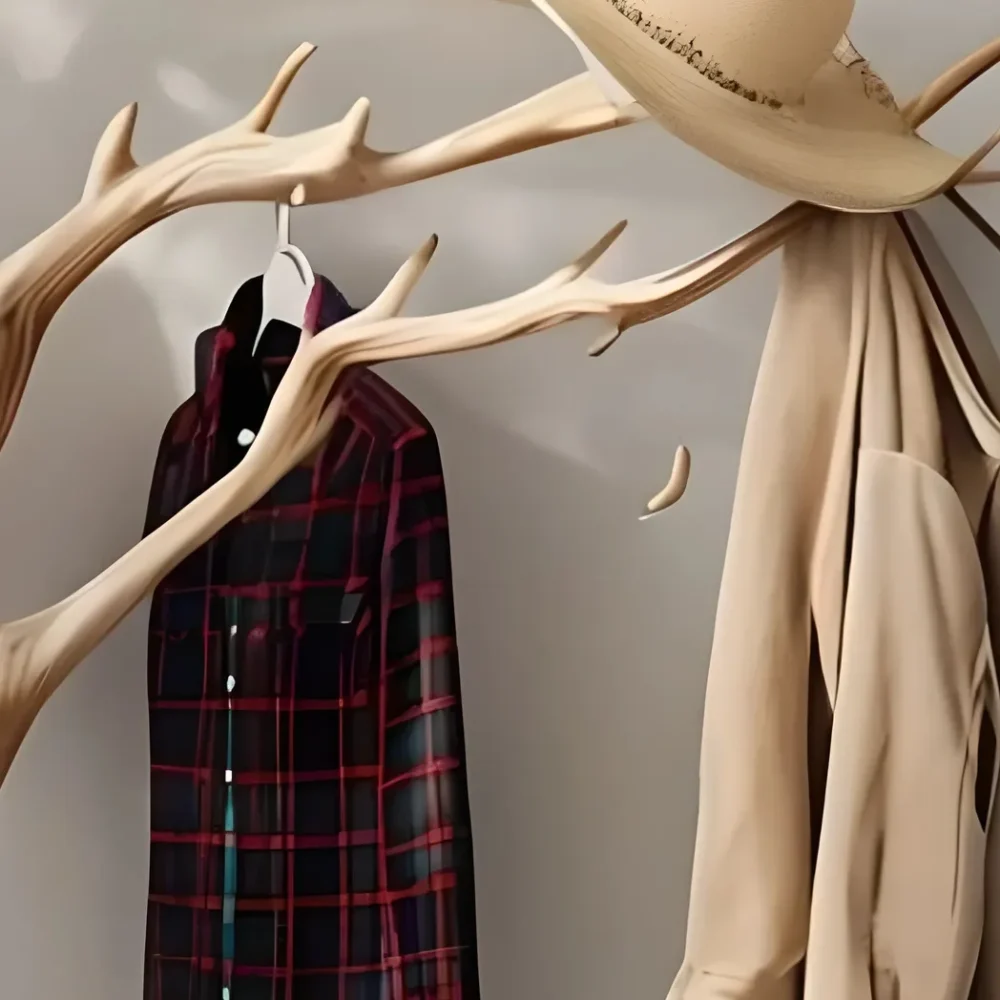 Driftwood hangers are shaped like solid wood - Image 3