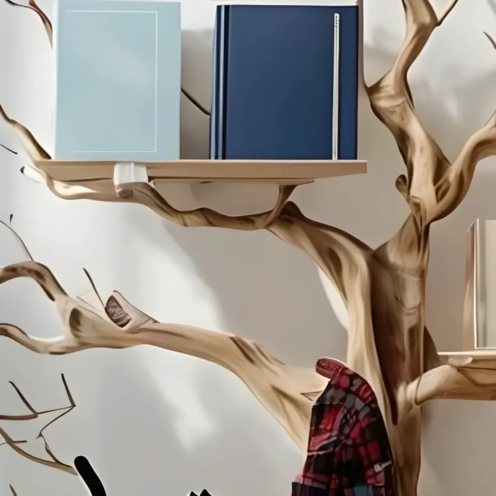 Multi-purpose hanging tree made of solid wood - Image 5