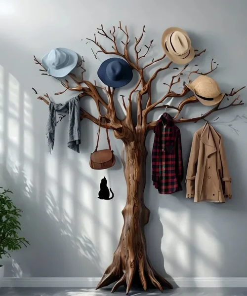 Tree-shaped hanger, multi-purpose hanger