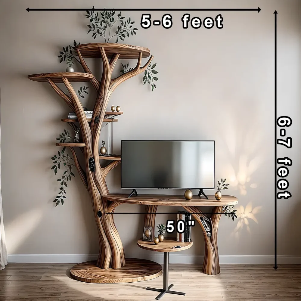monolithic tree shaped TV cabinet - Image 2