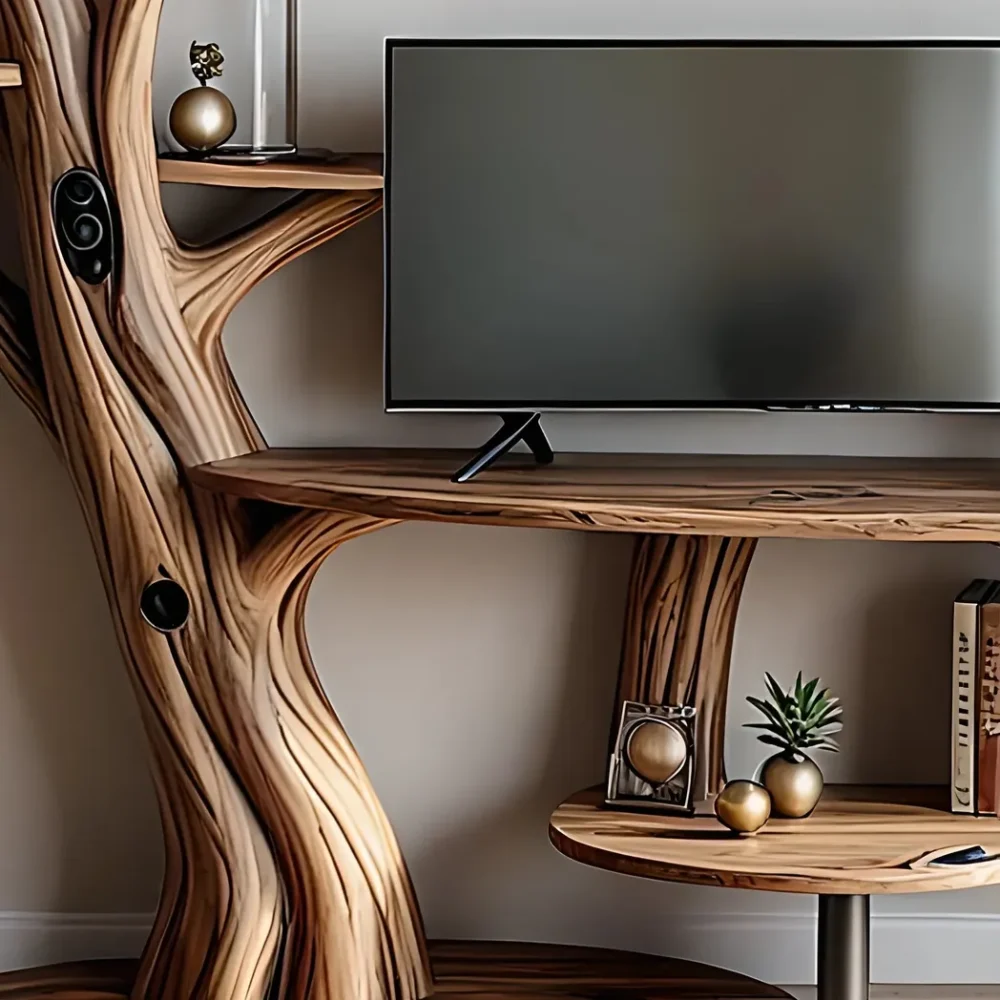 monolithic tree shaped TV cabinet - Image 3