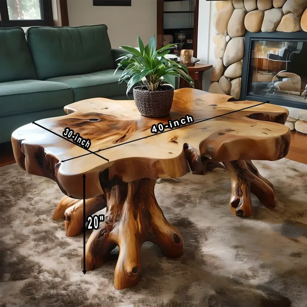 Classic Solid Wood Coffee Table - Timeless Design - Image 2