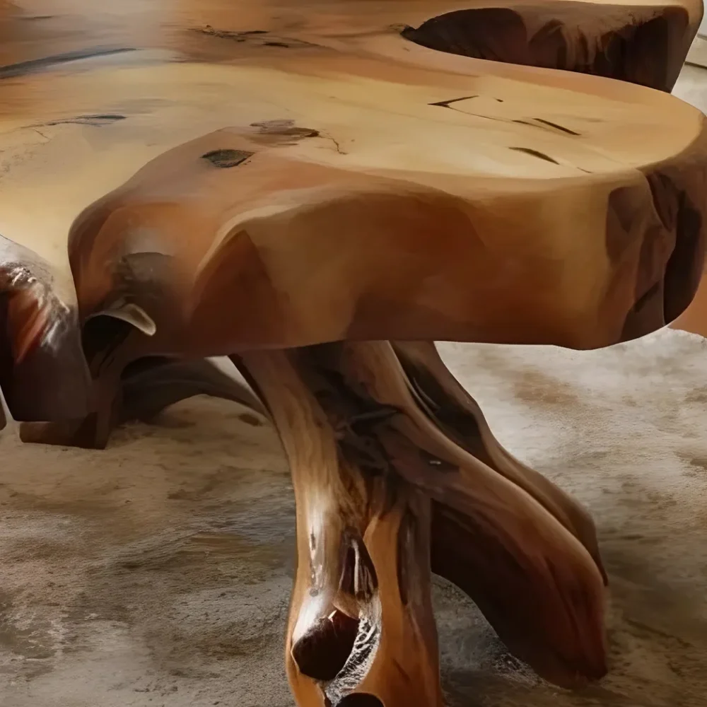 Classic Solid Wood Coffee Table - Timeless Design - Image 3