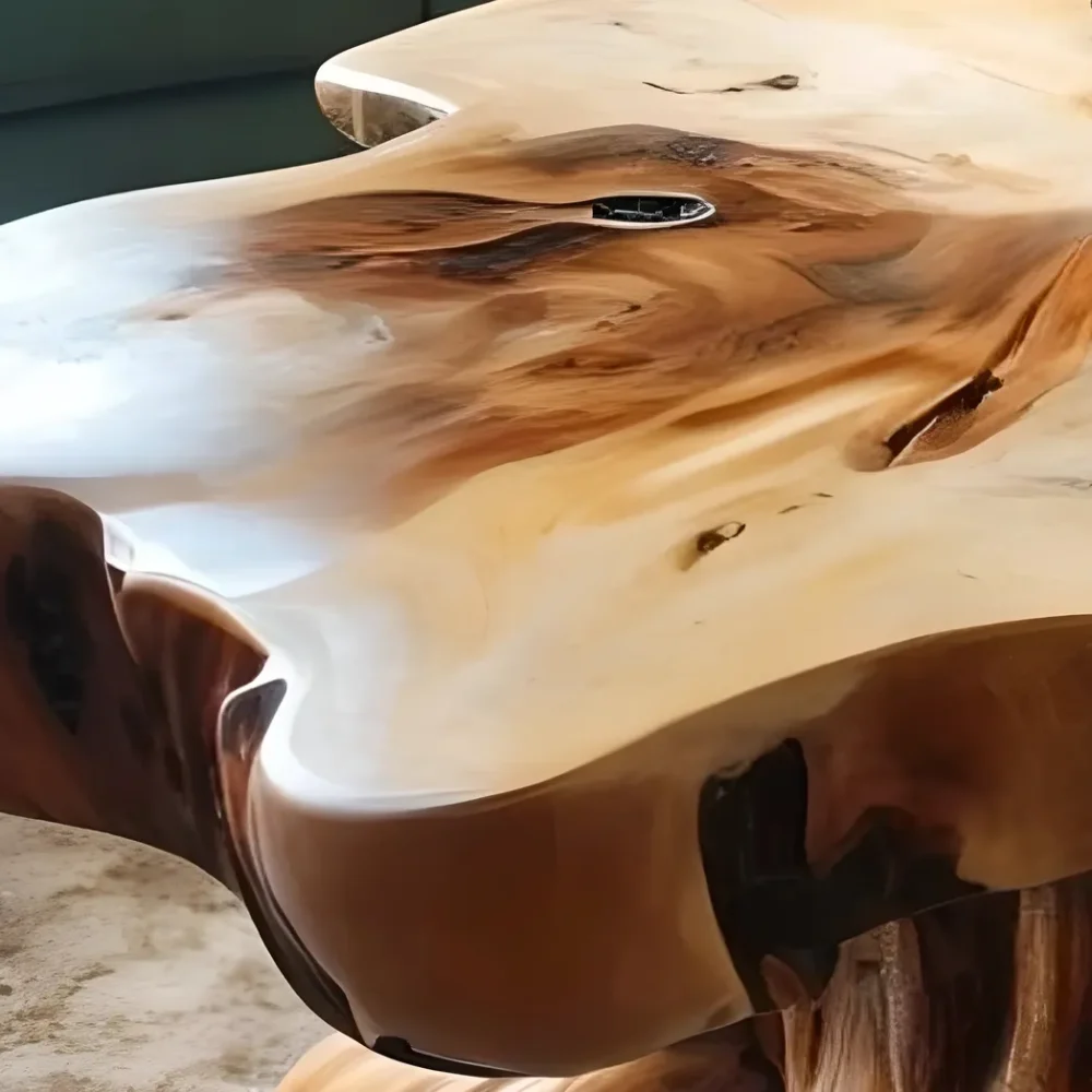 Classic Solid Wood Coffee Table - Timeless Design - Image 5